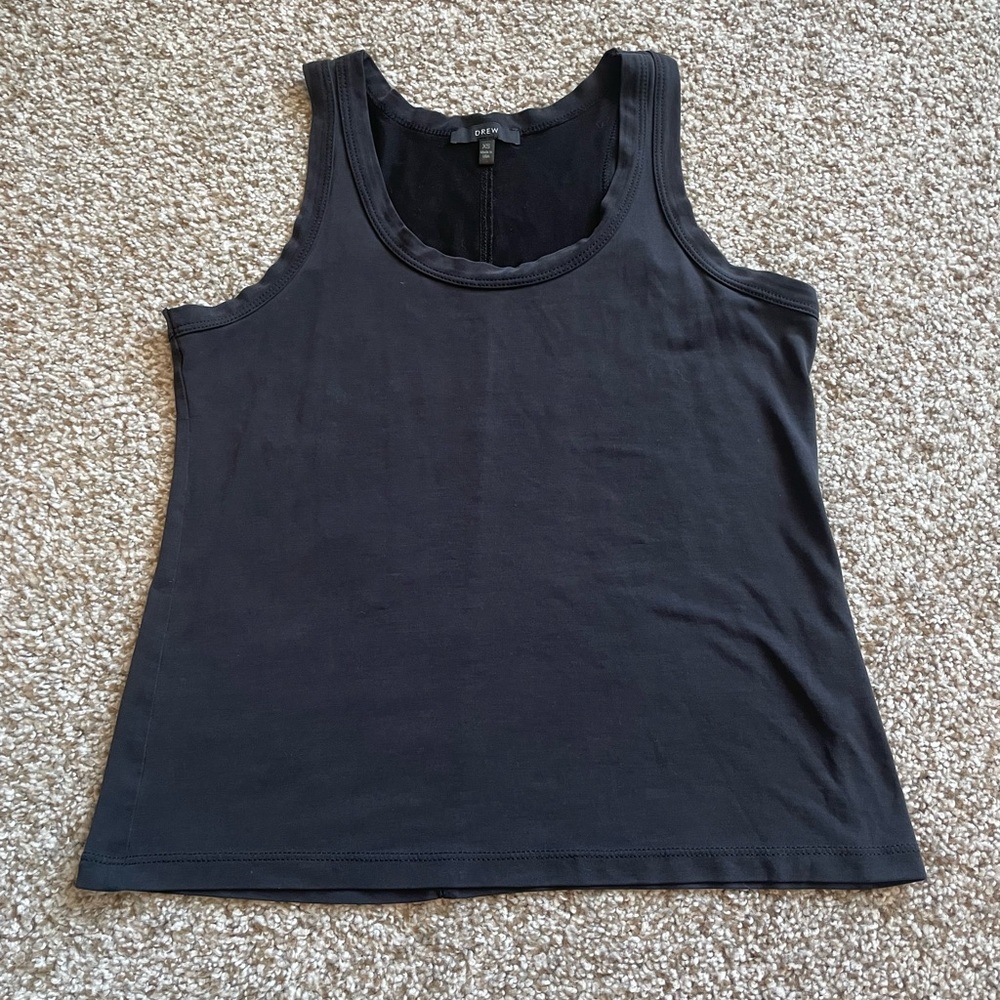 Anthropologie Drew Racerback‎ Tank Top Gray XS